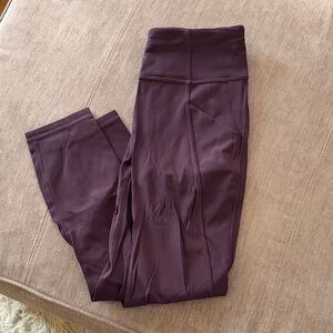 lululemon athletica Dark Purple Leggings